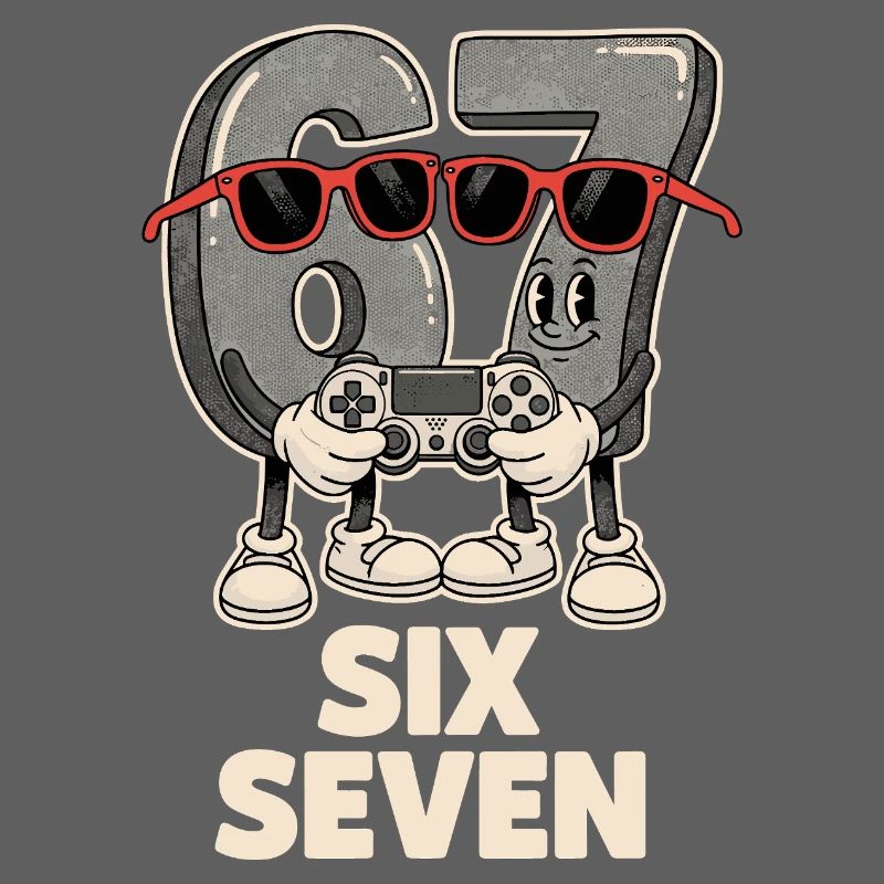 6 7 Six Sept Points d’Aura Meme Jeu Mignon