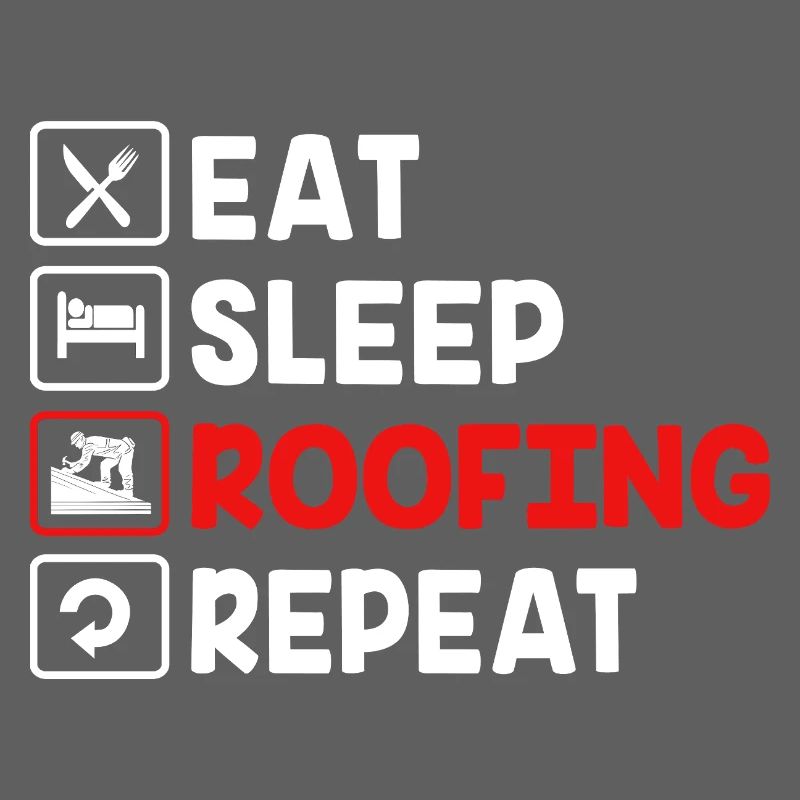 Dachdecker Handwerker Beruf Spruch