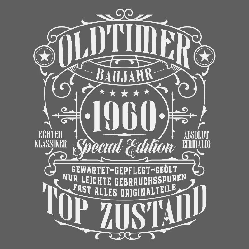 Oldtimer 1960 geboren Geburtstag Geschenk