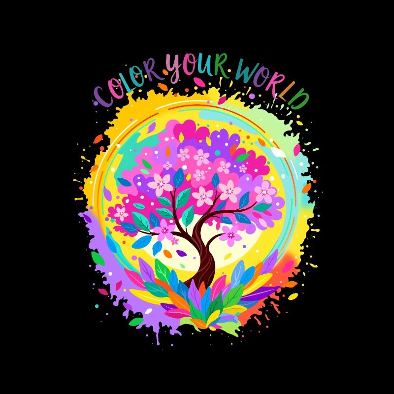 Colorful Flowering Tree