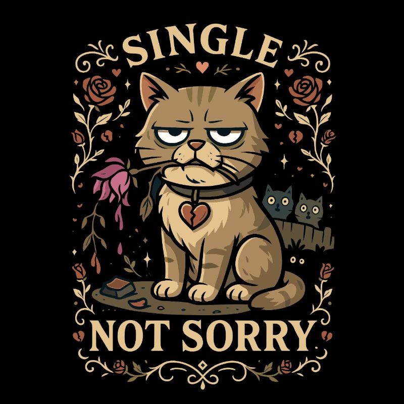 Single Not Sorry Cat