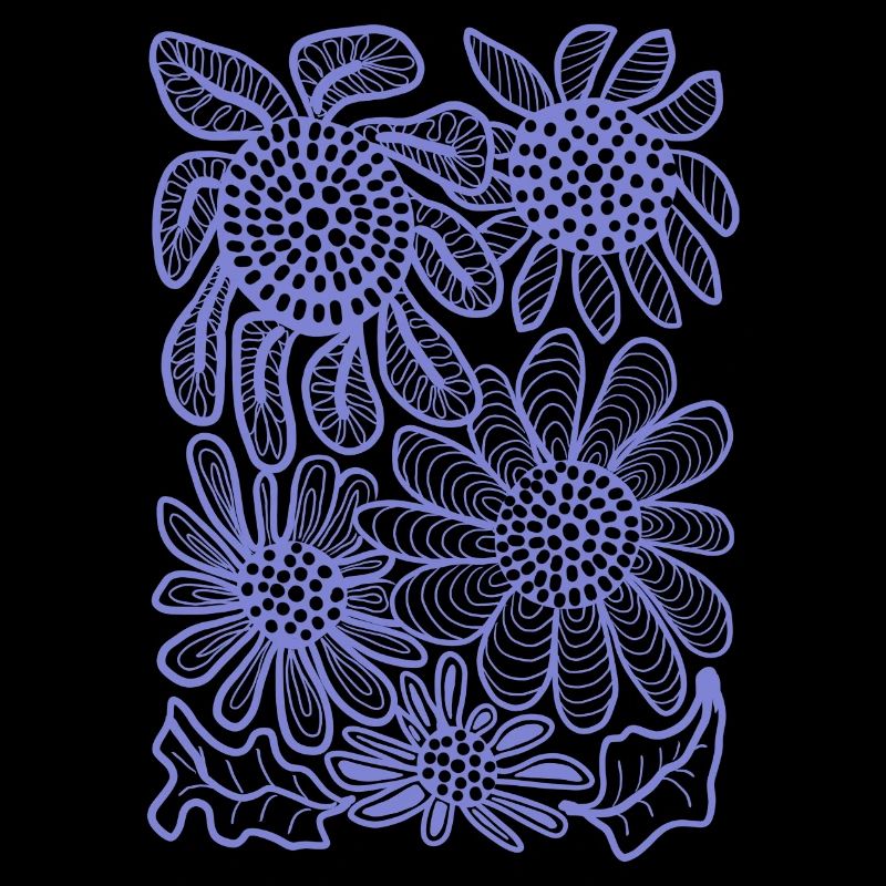 Floral Linework Bloom