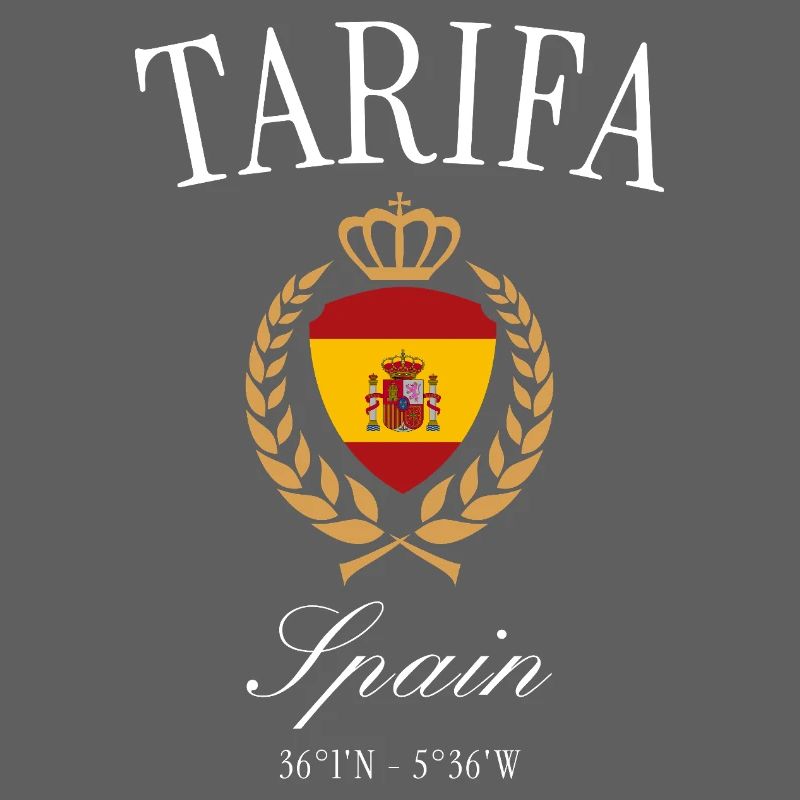 Tarifa Spanien Wappen Krone – Reise Souvenir