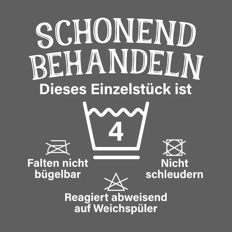 Schonend Behandeln 4. Geburtstag Einzelstück 4