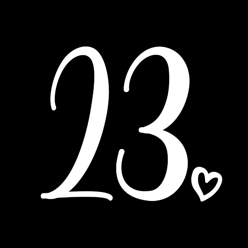 Mignon numéro 23, 23 ans, cadeau de 23e anniversaire
