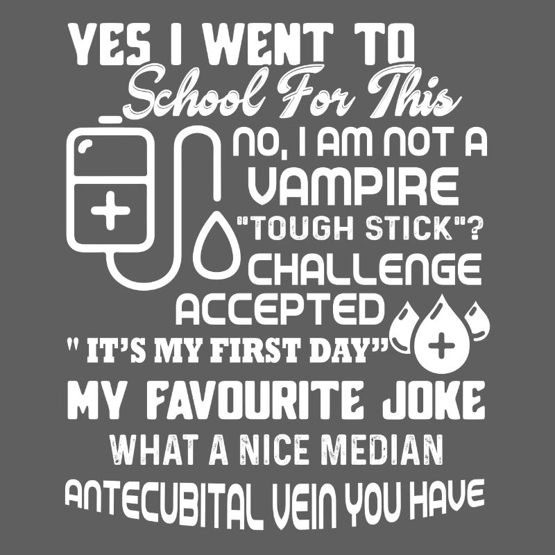 Phlebotomist Not A Vampire