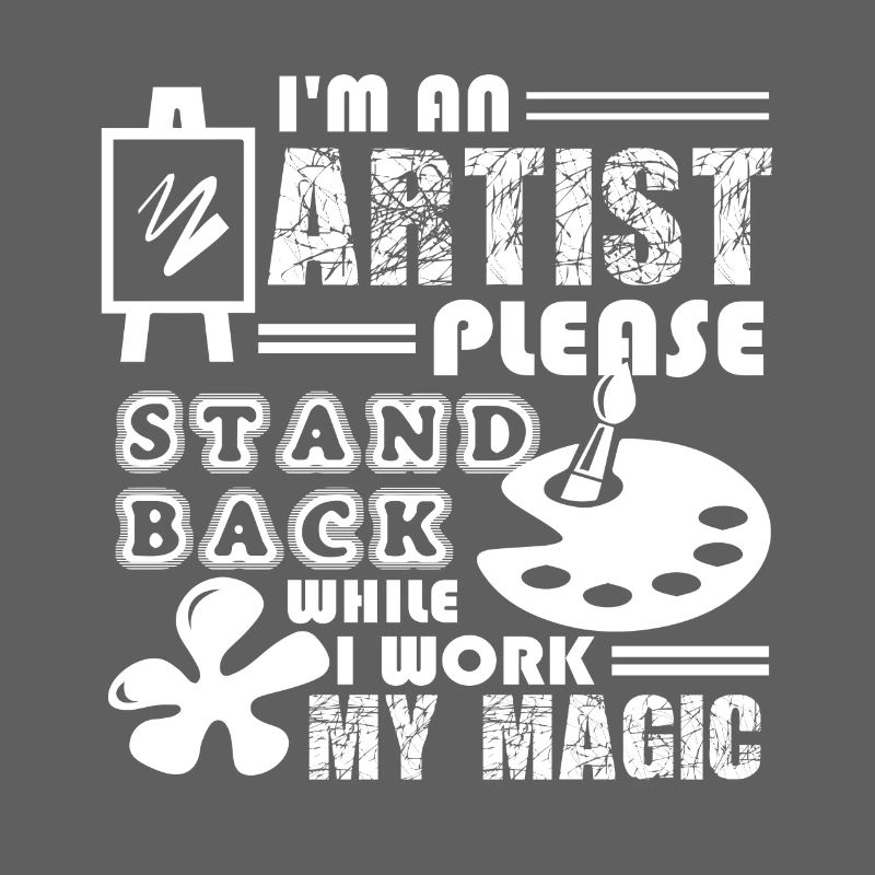 Artist Stand Back While Artist Work Magic