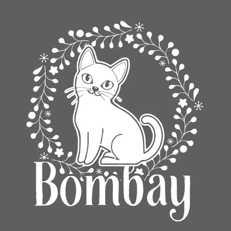 Bombay Cat Floral Pattern
