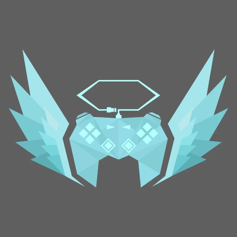 Controller with joins (pastel turquoise)