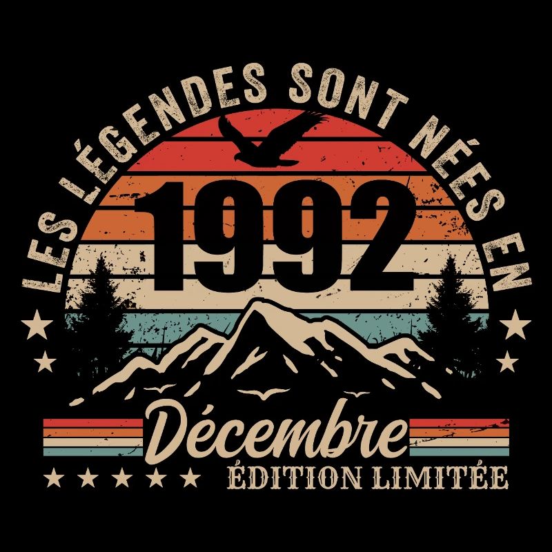 Rétro Décembre 1992 - Cadeau 33 Ans