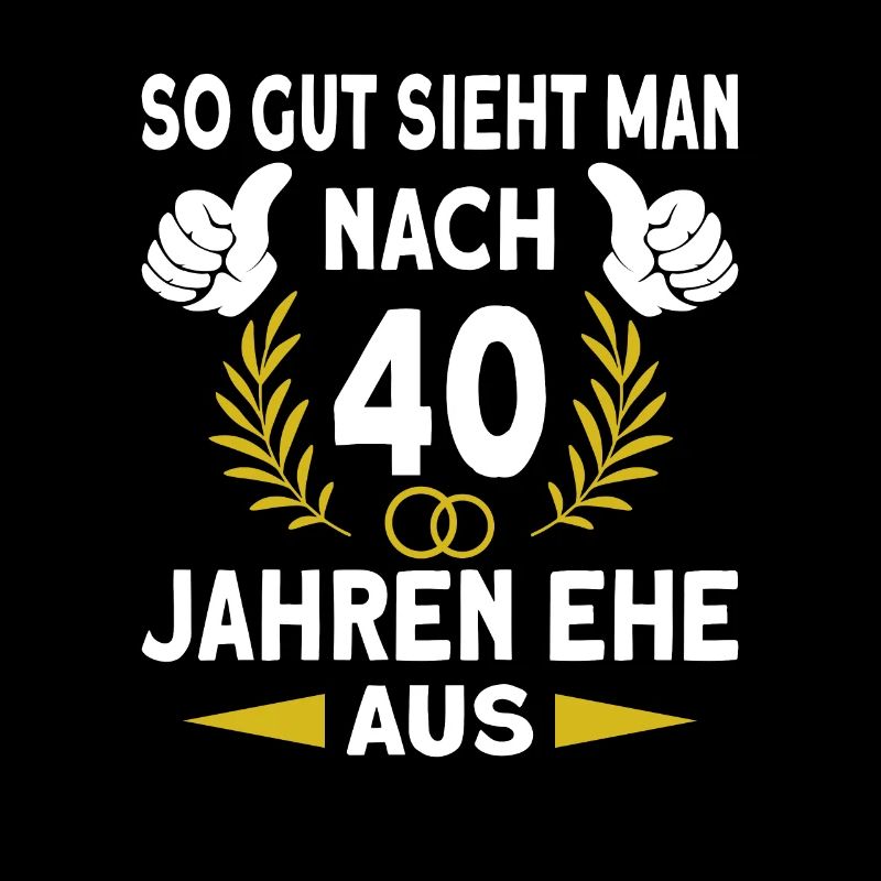 Rubinhochzeit 40 Hochzeitstag Ehemann Ehefrau