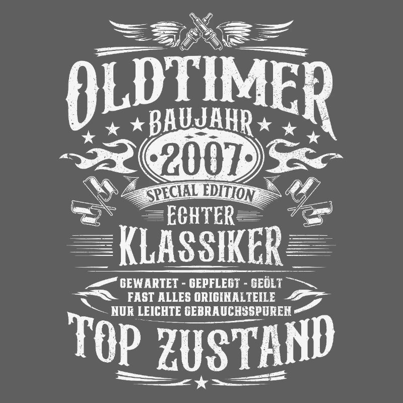 Oldtimer Baujahr 2007 Geburtstag Geschenk
