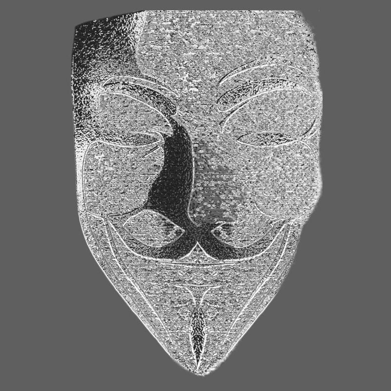 Anonymous v like vendetta mask