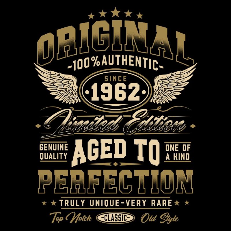Original 1962 Vintage Born Birthday Gift