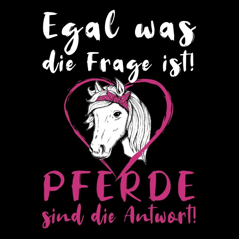 Pferde Reiterin Lustiger Spruch