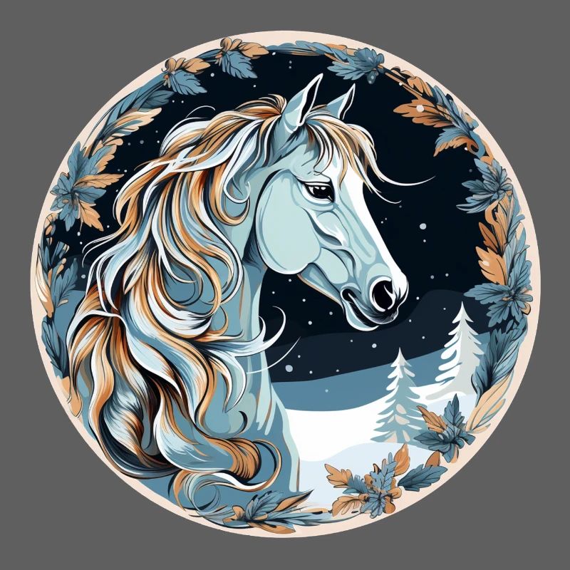 Cheval Boho d’hiver