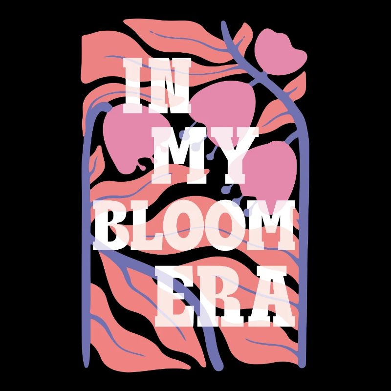 In My Bloom Era – Expression faute de frappe rétro sur les fleurs