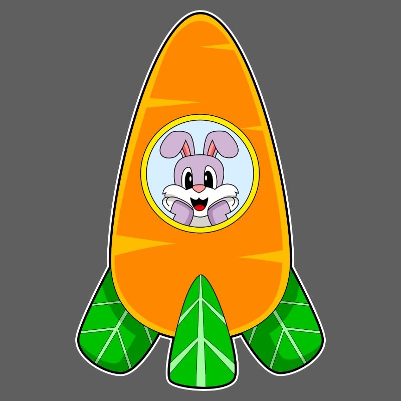 Lapin vaisseau spatial Espace