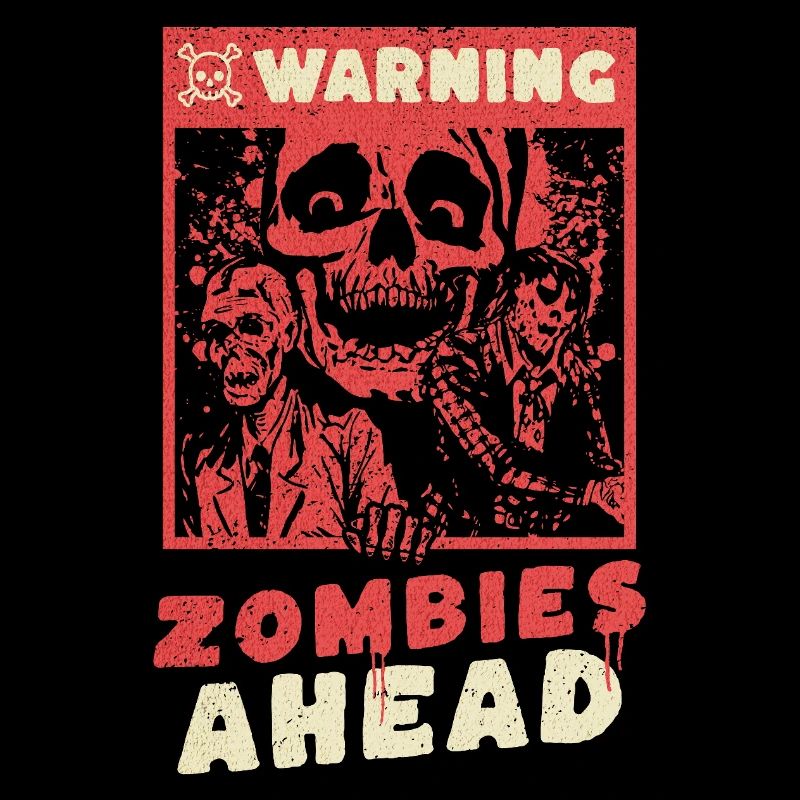 Horror - Warning Zombies Ahead