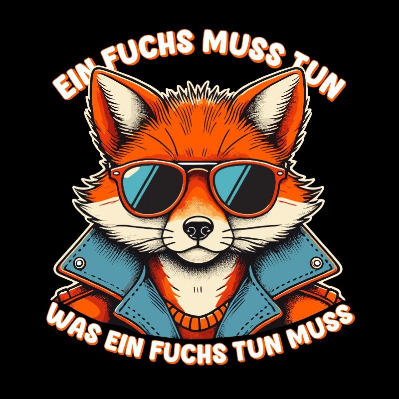 Fox Smart Lunettes de soleil intelligentes Cool Funny Forest
