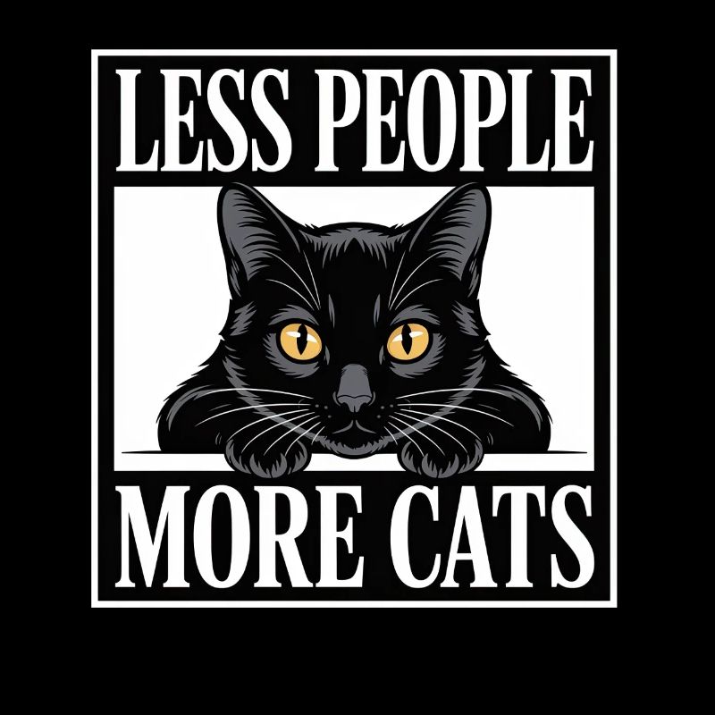 Moins de gens, plus de chats