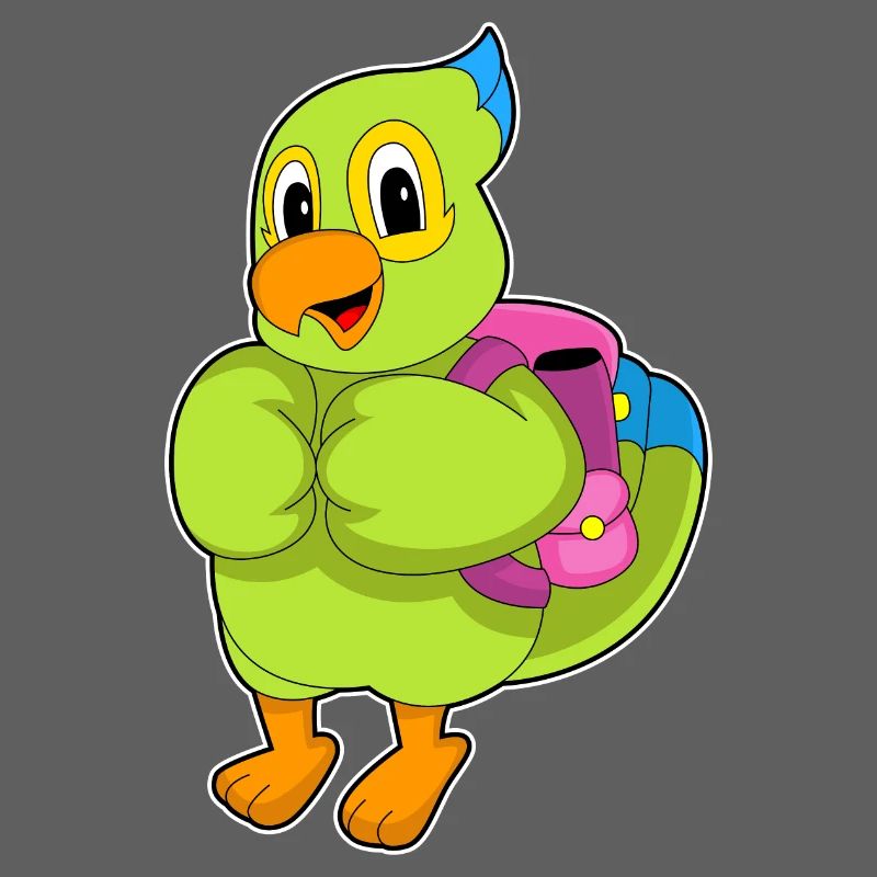 Parrot Student Backpack School