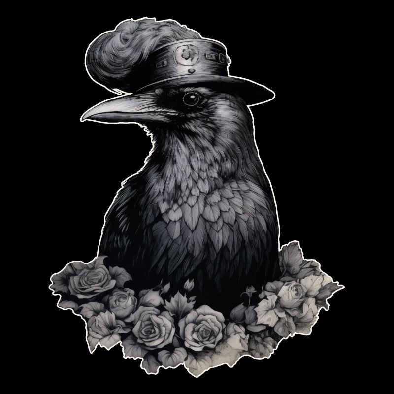 Corbeau steampunk