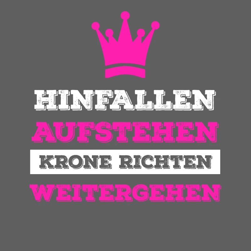 Fall, get up, check Crown, walk on