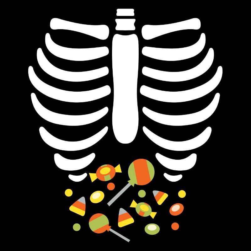 Spooky Scary Ribs Bonbons Halloween Süßes oder Saures