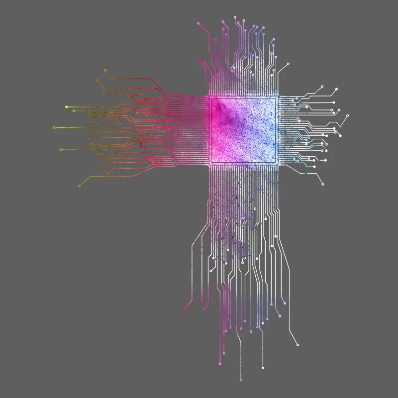 Programmierer CPU Motiv