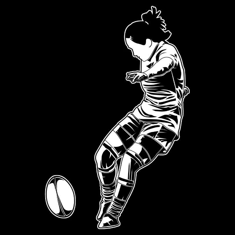 Rugbyspieler Mädchen