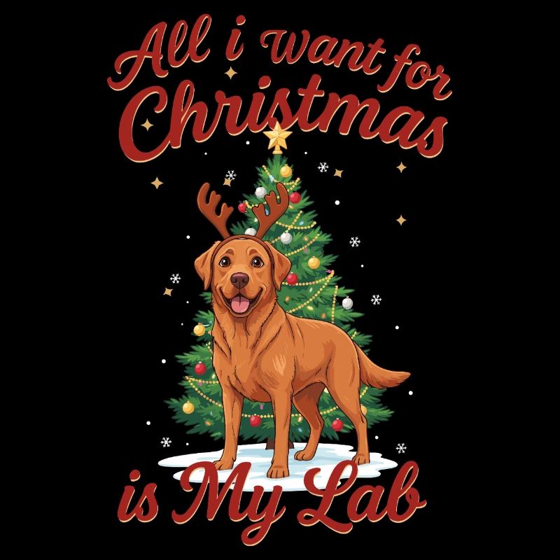 Noël avec mon Labrador