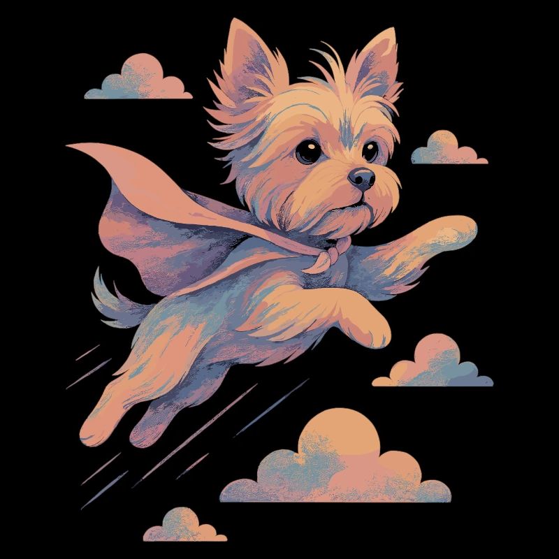 Super Hund Yorkshire Terrier Cape Umhang Geschenk