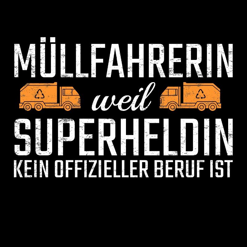 Müllfahrerin Superheldin