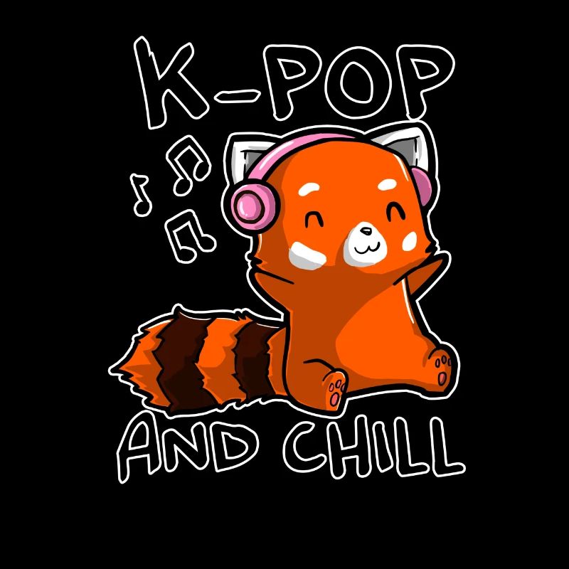 K Pop and chill - K-Pop Fan Design