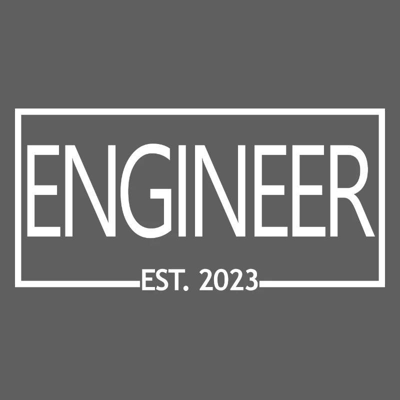 Engineer Est. 2023 Graduation Engineering Student