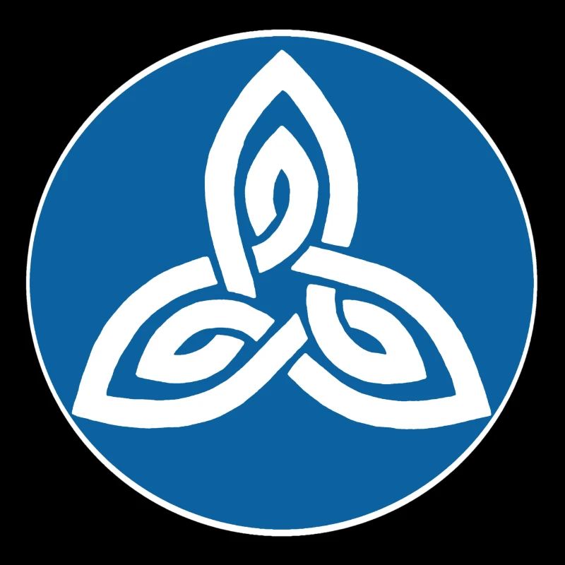 Fleur celte bleu