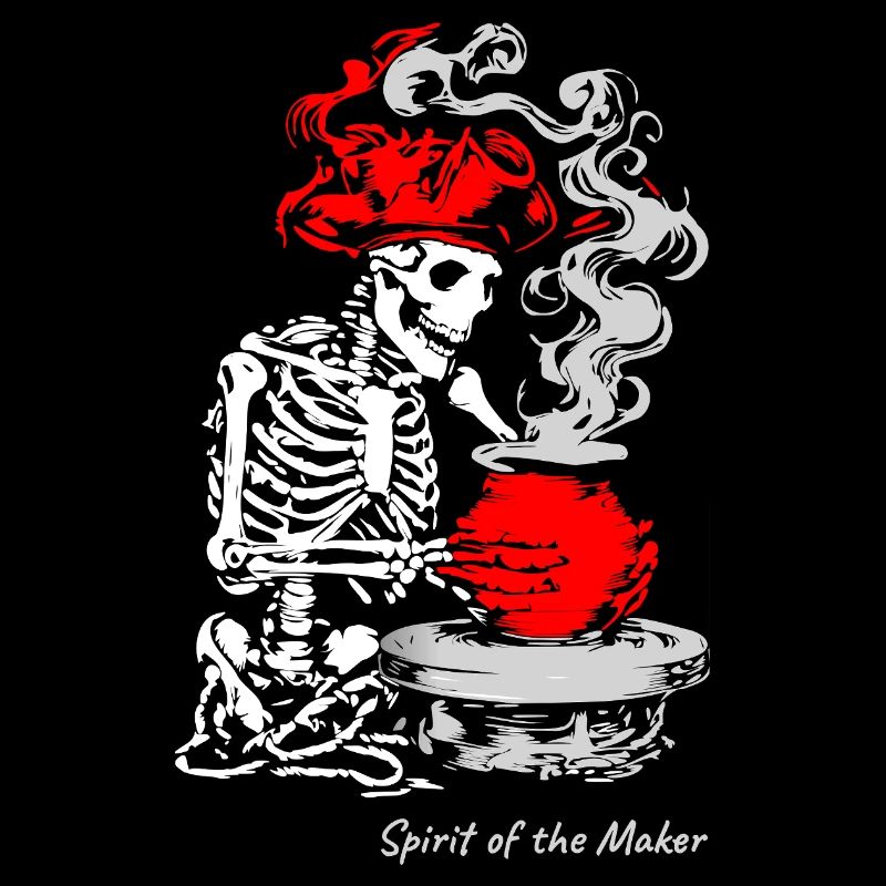 Der Geist des Schöpfers – Skelett-Handwerksdesign