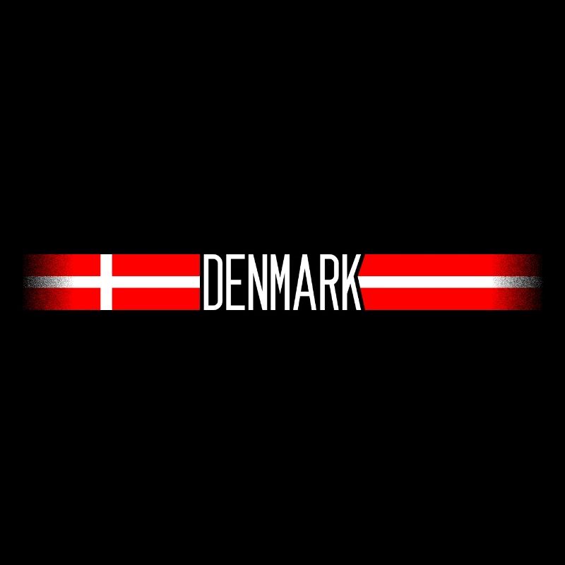 Danemark Drapeau / bannière 004 dessins ronds