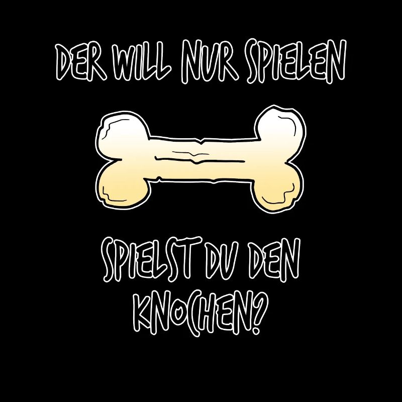 Hund Knochen will nur spielen Geschenk