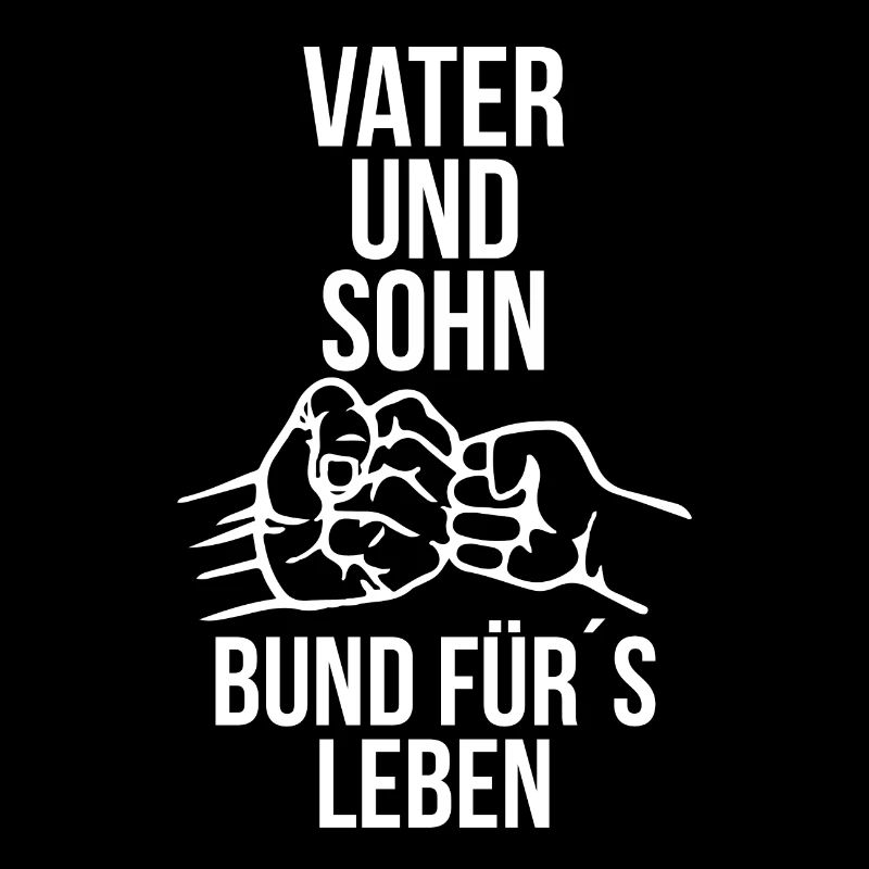 Vater und Sohn Geschenk Eltern Papa Dad Spruch