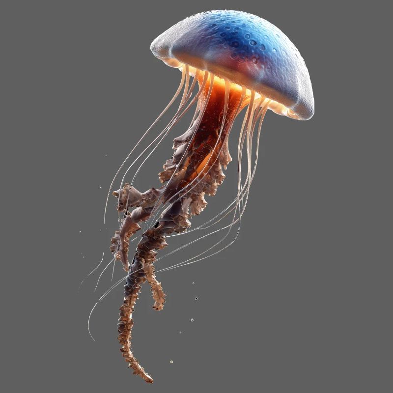 Méduse Méduse de feu Méduse Méduse mignonne