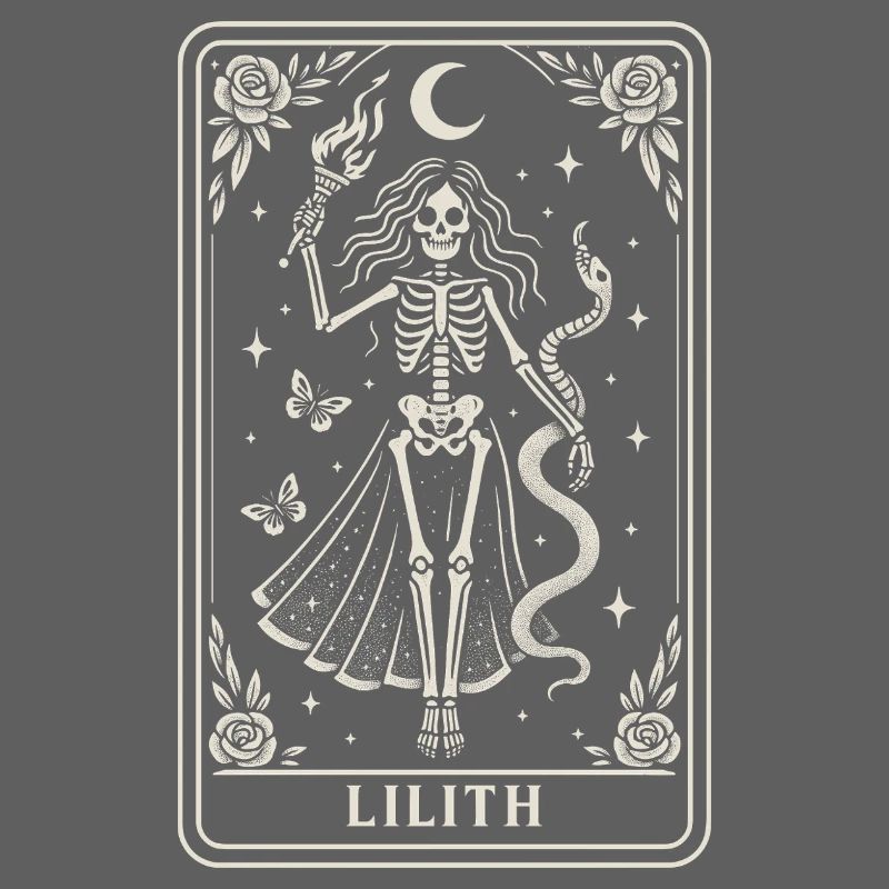 Lilith Skeleton Goddess Moonlight