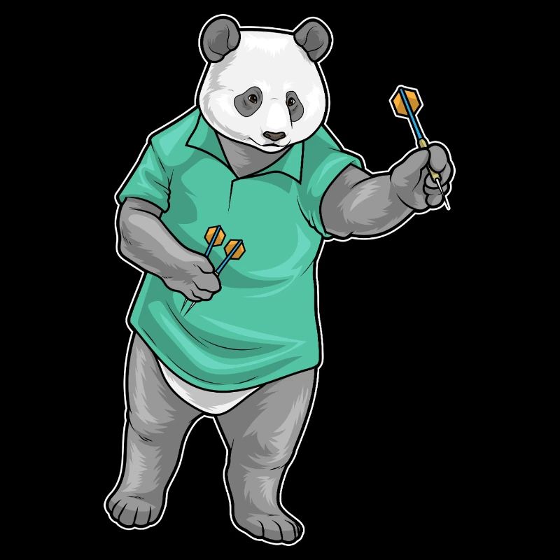 Panda Dart Dartpfeil
