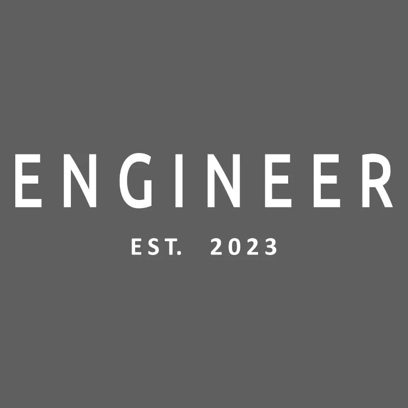 Engineer Est. 2023 Graduation Engineering Student