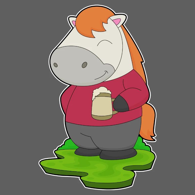 Pferd Bier