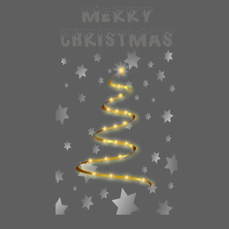 Arbre de Noël doré