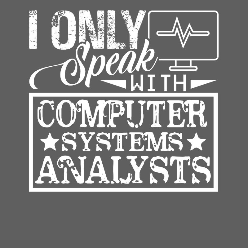 I Only Speak With Computer System Analysts