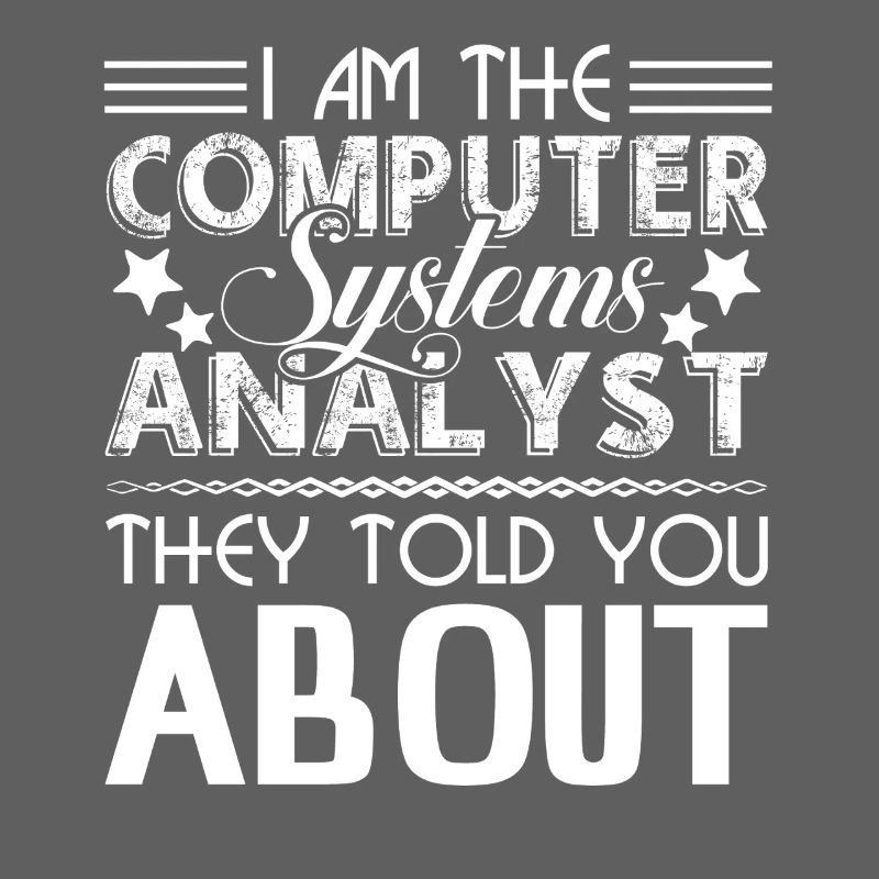 I Am The Computer Systems Analyst