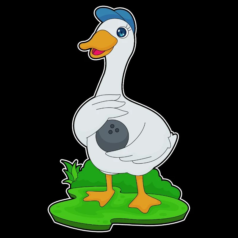 Canard Bowling Boule de bowling